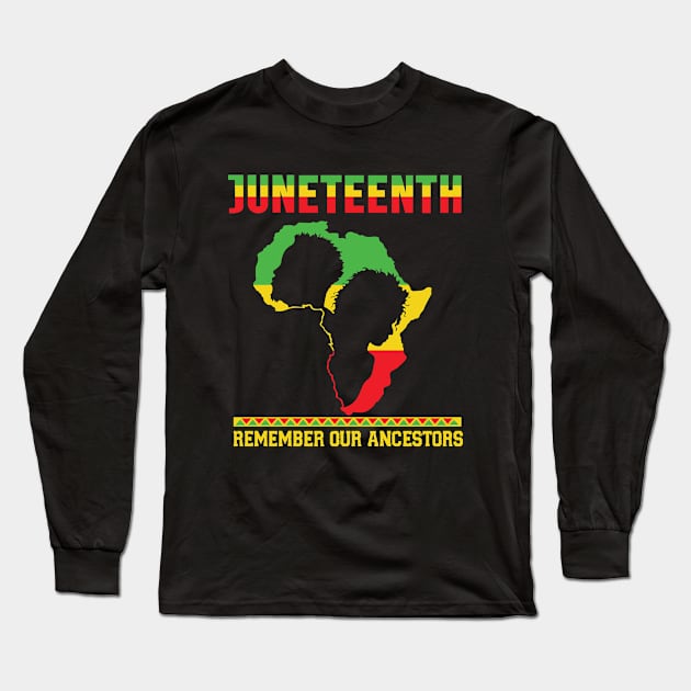 juneteenth Long Sleeve T-Shirt by first12